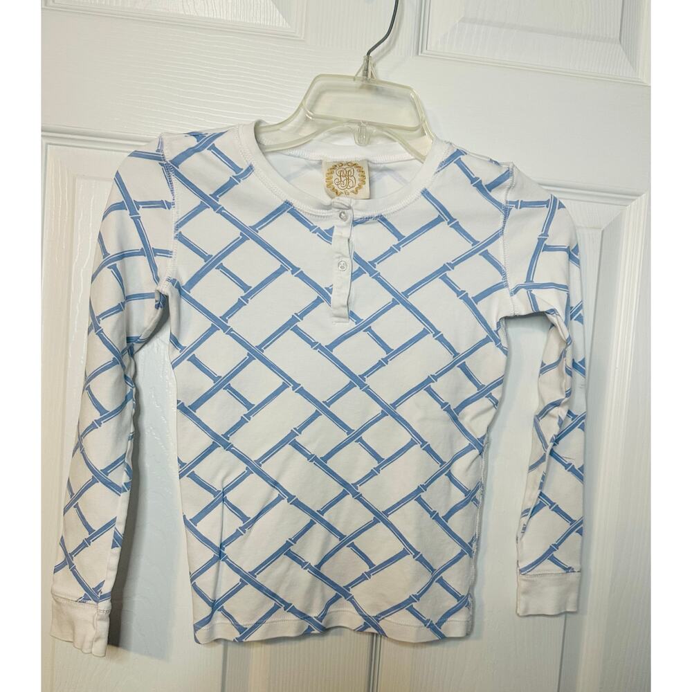 The Beaufort Bonnet Boys sz 10 Bamboo 100% Pima Cotton Pajama Top ONLY